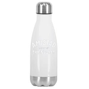 Amistad House Of Friendship Gift Stainless Steel Insulated Water Bottle