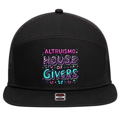 Altruismo House Of Givers Rca Givers School Spirit 7 Panel Mesh Trucker Snapback Hat