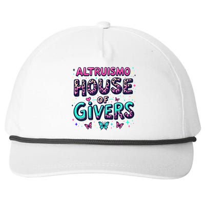 Altruismo House Of Givers Rca Givers School Spirit Snapback Five-Panel Rope Hat