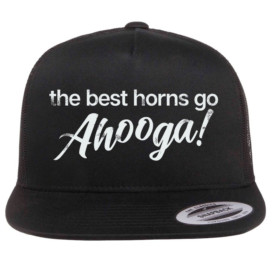 Ahooga Horn Ooga Horn Antique Car Buff Gift Flat Bill Trucker Hat