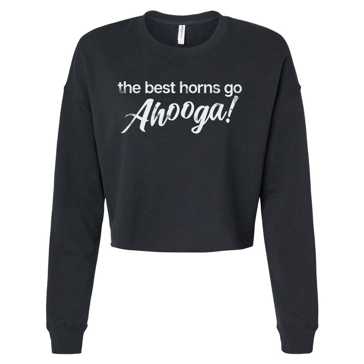 Ahooga Horn Ooga Horn Antique Car Buff Gift Cropped Pullover Crew
