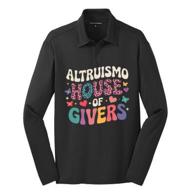 Altruismo House Of Givers Rca Givers School Spirit Silk Touch Performance Long Sleeve Polo