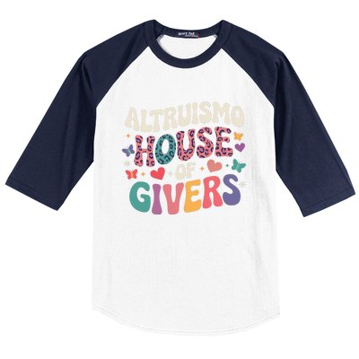 Altruismo House Of Givers Rca Givers School Spirit Baseball Sleeve Shirt