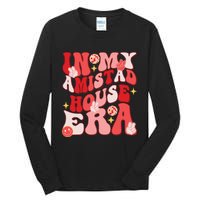 Amistad House Of Friendship Red Retro Groovy Social Amistad Tall Long Sleeve T-Shirt