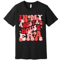 Amistad House Of Friendship Red Retro Groovy Social Amistad Premium T-Shirt