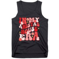 Amistad House Of Friendship Red Retro Groovy Social Amistad Tank Top