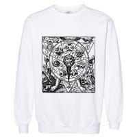 Alchemy Hermeticism Occult Magic Magick Graphic Tee Garment-Dyed Sweatshirt