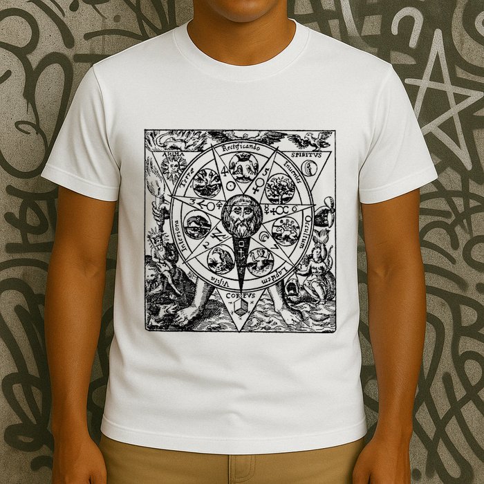 Alchemy Hermeticism Occult Magic Magick Graphic Tee T-Shirt