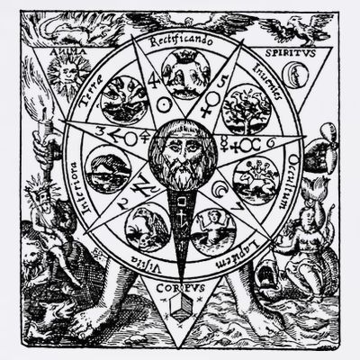 Alchemy Hermeticism Occult Magic Magick Graphic Tee T-Shirt