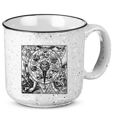 Alchemy Hermeticism Occult Magic Magick Graphic Tee 15oz Campfire Ceramic Mug