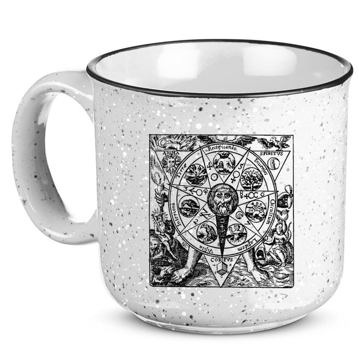 Alchemy Hermeticism Occult Magic Magick Graphic Tee 15oz Campfire Ceramic Mug