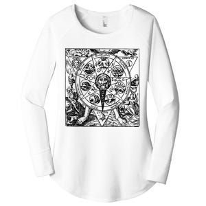 Alchemy Hermeticism Occult Magic Magick Graphic Tee Women's Perfect Tri Tunic Long Sleeve Shirt