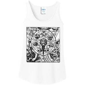 Alchemy Hermeticism Occult Magic Magick Graphic Tee Ladies Essential Tank