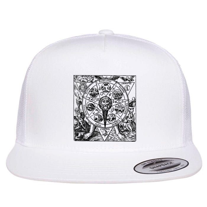 Alchemy Hermeticism Occult Magic Magick Graphic Tee Flatbill Hat