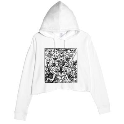 Alchemy Hermeticism Occult Magic Magick Graphic Tee Crop Fleece Hoodie