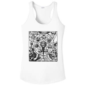 Alchemy Hermeticism Occult Magic Magick Graphic Tee Ladies PosiCharge Competitor Racerback Tank