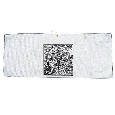 Alchemy Hermeticism Occult Magic Magick Graphic Tee Large Microfiber Waffle Golf Towel