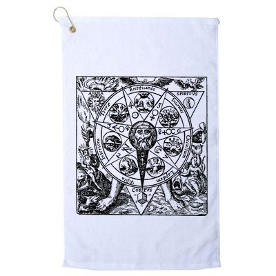 Alchemy Hermeticism Occult Magic Magick Graphic Tee Golf Towel