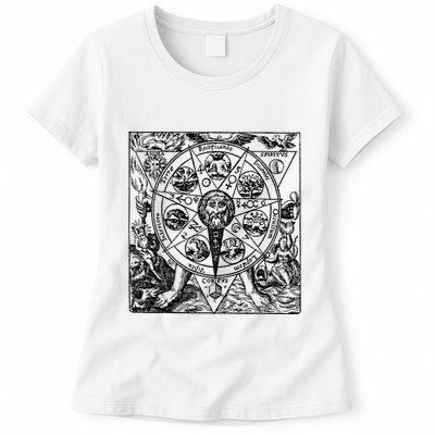 Alchemy Hermeticism Occult Magic Magick Graphic Tee Womens T-Shirt