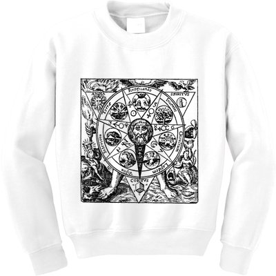 Alchemy Hermeticism Occult Magic Magick Graphic Tee Kids Sweatshirt