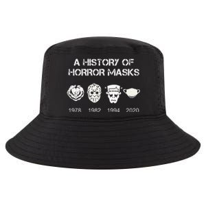 A History Of Horror Masks Halloween & Movie Gift Cool Comfort Performance Bucket Hat