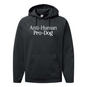 Anti Human Pro Dog Performance Fleece Hoodie