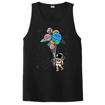 Astronaut Holding Planet Balloons PosiCharge Competitor Tank