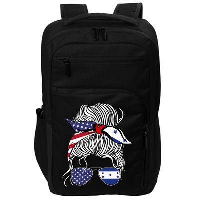 American Honduran Patriot Flag  Honduras Grown Impact Tech Backpack