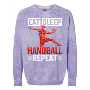 Athlete Handball Player Gift Handball Gift Colorblast Crewneck Sweatshirt