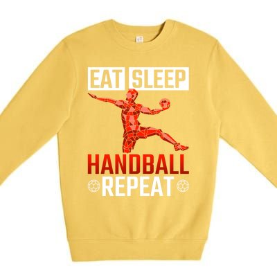 Athlete Handball Player Gift Handball Gift Premium Crewneck Sweatshirt