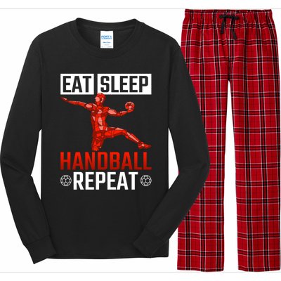 Athlete Handball Player Gift Handball Gift Long Sleeve Pajama Set