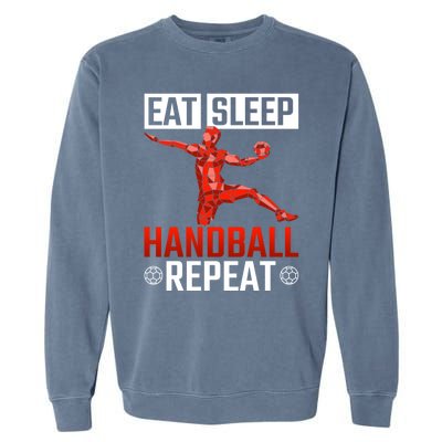 Athlete Handball Player Gift Handball Gift Garment-Dyed Sweatshirt