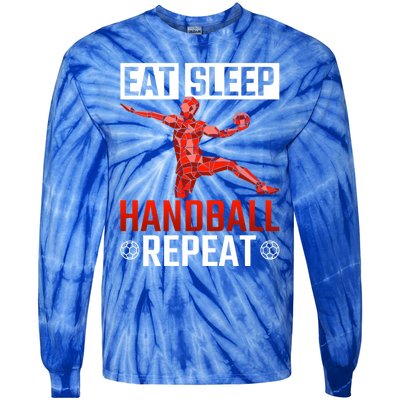 Athlete Handball Player Gift Handball Gift Tie-Dye Long Sleeve Shirt