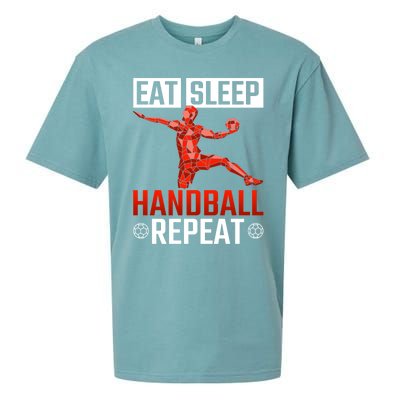 Athlete Handball Player Gift Handball Gift Sueded Cloud Jersey T-Shirt