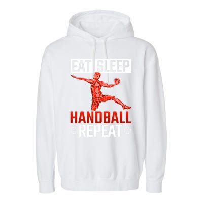 Athlete Handball Player Gift Handball Gift Garment-Dyed Fleece Hoodie