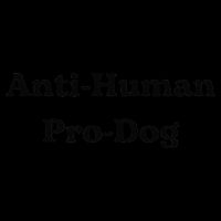 Anti Human Pro Dog Funny Pet Dog Lovers Bucket Hat