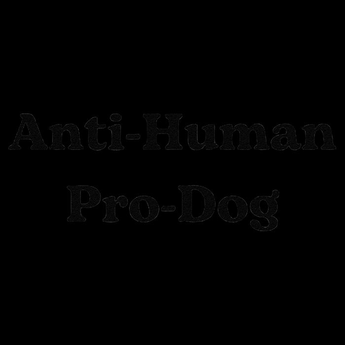 Anti Human Pro Dog Funny Pet Dog Lovers Drawstring Bag