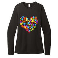 Autism Heart Puzzle Piece Autism Awareness Women Girl Womens CVC Long Sleeve Shirt