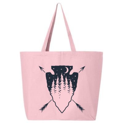 Arrowhead Hunting Pine Tree Moon Scenery Arrowhead Hunter 25L Jumbo Tote