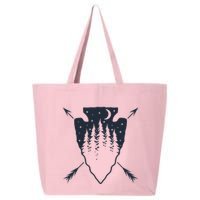 Arrowhead Hunting Pine Tree Moon Scenery Arrowhead Hunter 25L Jumbo Tote