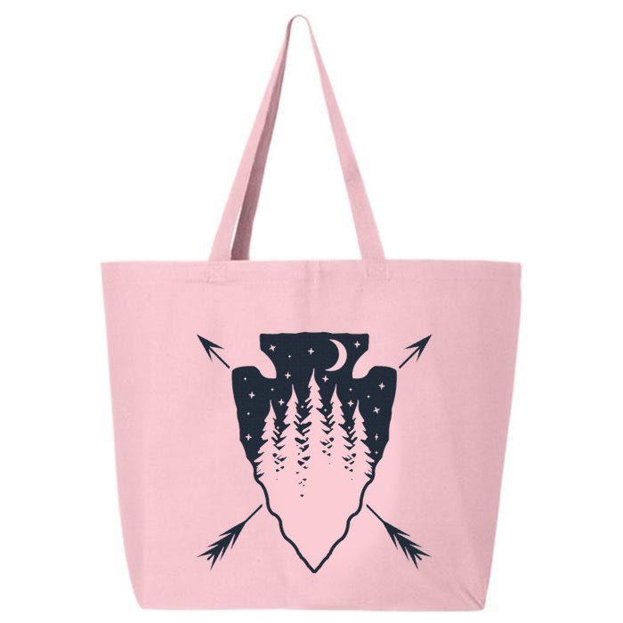Arrowhead Hunting Pine Tree Moon Scenery Arrowhead Hunter 25L Jumbo Tote