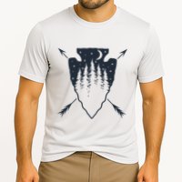 Arrowhead Hunting Pine Tree Moon Scenery Arrowhead Hunter Performance Shirt
