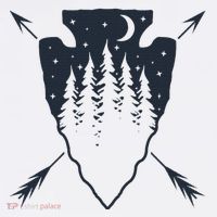 Arrowhead Hunting Pine Tree Moon Scenery Arrowhead Hunter Magnet