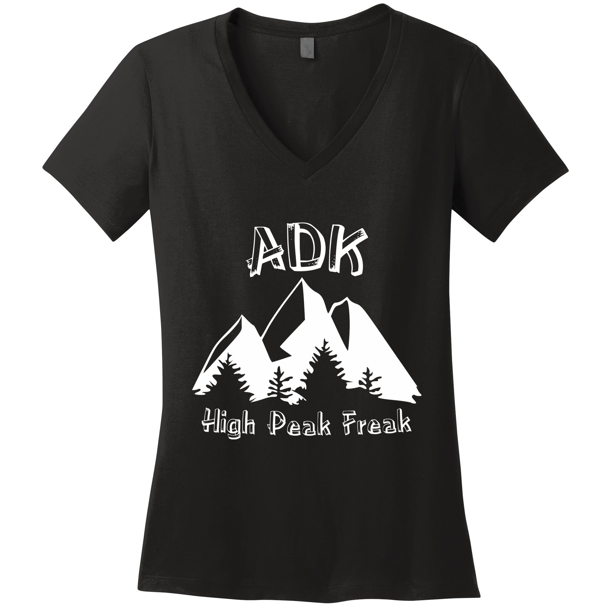 Adirondack High Peak Freak Women's V-Neck T-Shirt