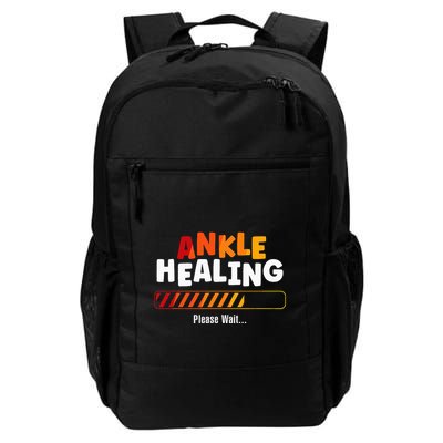 Ankle Healing Please Wait Broken Ankle Daily Commute Backpack