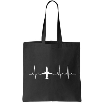 Airplane Heartbeat Pilot Flying Cool Aviator Bag