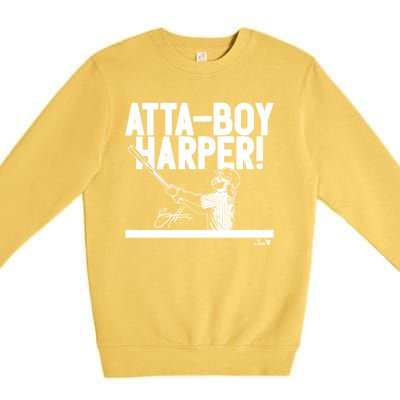 Attaboy Harper Philadelphia Baseball Premium Crewneck Sweatshirt