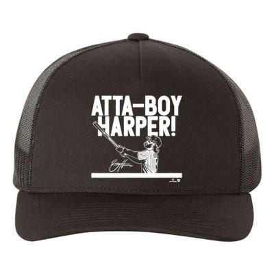 Attaboy Harper Philadelphia Baseball Yupoong Adult 5-Panel Trucker Hat