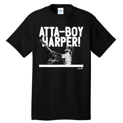 Attaboy Harper Philadelphia Baseball Tall T-Shirt