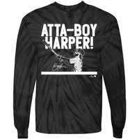 Attaboy Harper Philadelphia Baseball Tie-Dye Long Sleeve Shirt